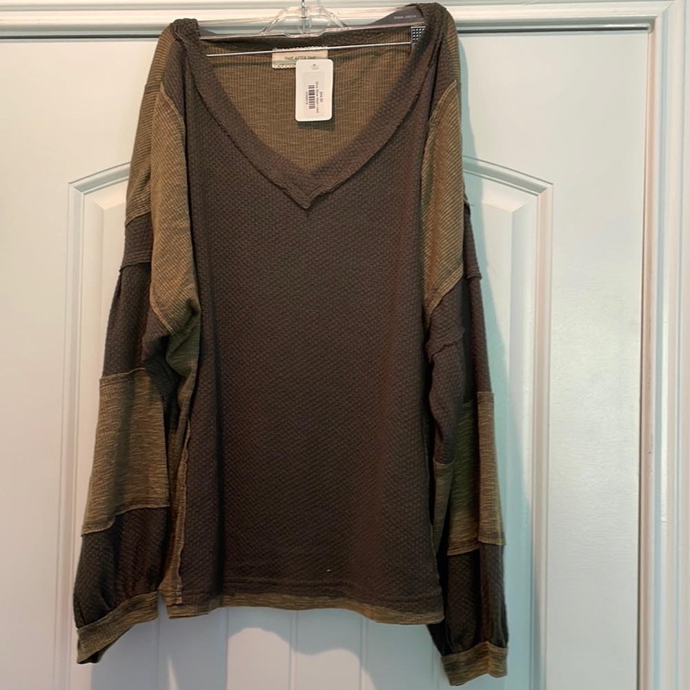 Green and brown top